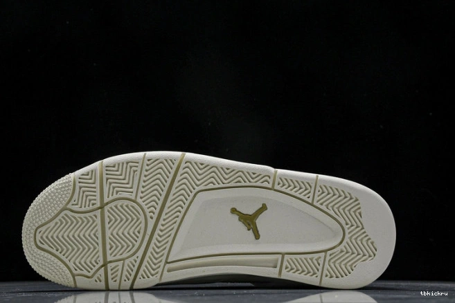 Rep TBkick AQ9129-170 Jordan Gold 4 Metallic Retro 0801